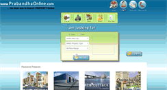 Desktop Screenshot of prabandhaonline.com